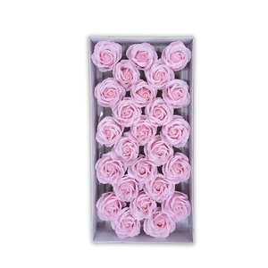 5 capas 25 unids/caja Jabón perfumado Floral pétalos de rosa cuerpo para el Día de San Valentín aniversario Día DE LA MADRE jabón de baño rojo rosas regalos - Product Image 4