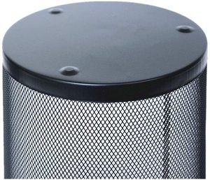 Mesh Metal Waste Basket Sustainable Paper Basket Large Round Garbage Storage Waste Bin <strong>Trash</strong> - Product Image 6