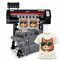 Sistem Pencetakan DTF 60cm dengan Penggoyang Bubuk Printer dan Pengering untuk Transfer Pakaian