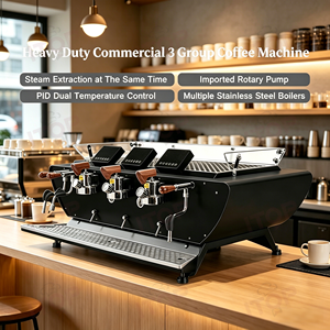 ITOP - Cafetera Espresso Profesional de Alta Resistencia, Comercial, 3 Grupos, Semiautomática, Precio de Fábrica al por Mayor - Product Image 1