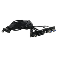 Cable de ordenador para servidor de Panel frontal USB 3,0, interruptor de alimentación USB 3,1 y placa de circuito LED PCB, disco flexible
