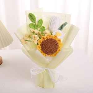 Flores Hechas a Mano, Flores de Hilo Trenzado, Ramo de Novia, Flores de Ganchillo para el Día de San Valentín, Regalo para el Día de la Madre - Product Image 3