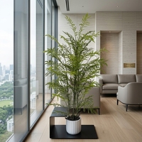 Fabricant d'arbres artificiels Oh Arts Faux Fern Tree, arbres artificiels de qualité commerciale, résistants au feu, verdure artificielle, arbre artificiel Jacaranda pour projets