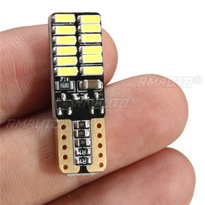 10 ชิ้นแคนบัส T10 4014 รถ LED ไฟภายในรถหลอดไฟสำหรับรถยนต์ไดโอดอัตโนมัติโคมไฟรถยนต์สีขาว 12V 24V - Product Image 3
