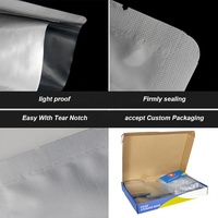 100PSC Mylar Zakken Voor Voedsel Opslag Met Zuurstof Schokdempers 300CC 1 Gallon 10 "X 14", 6 "X 9", 4 "X 6" Resealable Tassen