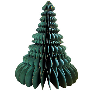 Christmas Tree Decoration Window Decoration Honeycomb Origami Colorful Christmas Tree Shape Hanging Decoration - Product Image 6