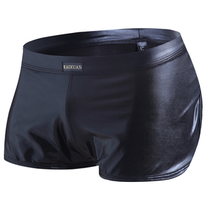 Calzoncillos y Bóxers ajustados de poliéster brillante para hombre, ropa interior Sexy para Club para <span class=keywords><strong>Gay</strong></span> <span class=keywords><strong>Bar</strong></span> Performance, transpirable y muestra gratis disponible - Product Image 2