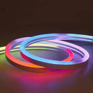 Bande lumineuse LED RGB flexible avec boîtier en PVC IP65, télécommande WS2812B pour la décoration paysagère - Product Image 2