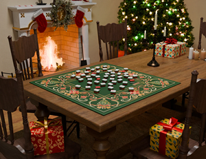 High‑quality Clearance Royal Christmas Red Nut Clip Mahjong Tiles Limited Edition Premium Quality - Product Image 1
