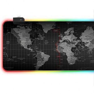 Tapis de Souris Gamer X919 Personnalisé en Caoutchouc et Cuir Lumineux avec LED RGB pour Clavier et Souris - Tapis de Bureau Montian - Product Image 1