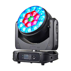 UNOXINE 19*40W RGBW Bee Eye LED Zoom Wash Moving Head Light avec contrôle DMX pour la production <span class=keywords><strong>de</strong></span> scène et d'événements - Product Image 1