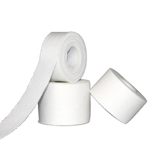 Protector de Fisioterapia Deportiva de algodón, 5cm de ancho, parche blanco, cinta de diente de sierra <span class=keywords><strong>para</strong></span> muñeca, <span class=keywords><strong>rodilla</strong></span>, tobillo y pierna fija - Product Image 5
