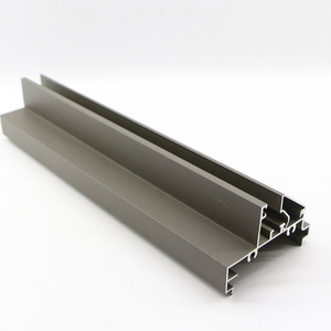 Profils en aluminium gris graphite pour fenêtres et portes, extrusion de profilés en aluminium pour <span class=keywords><strong>Maurice</strong></span> - Product Image 1
