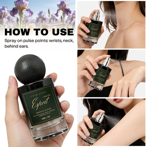 Emballage personnalisé, parfum pour homme 30 ml, romantique, longue tenue, <span class=keywords><strong>iris</strong></span>, ambre gris, vanille, parfum oriental boisé, brume parfumée pour le corps, vaporisateur - Product Image 5