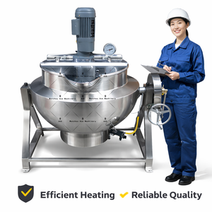 Electric Jacket Cooking Pot <b>Kettle</b> Jacketed Boiling Stir Pots - Product Image 5
