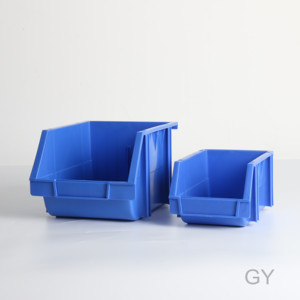 Contenedores Apilables de Plástico Rectangulares Flexibles de Polipropileno Moldeado por Inyección, Multifuncionales, Industriales, de 20-35L, para Herramientas Resistentes, Marca Powerking - Product Image 3