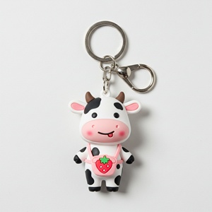 Botu al por mayor: Llavero de aleación personalizado de dibujos animados de Navidad, colgante de bolso de dibujos animados Kawaii Anime Melody Kulomui Kitty, regalos de Navidad, etiqueta para llaves - Product Image 3