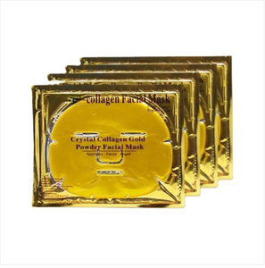 Masque en tissu pour soins quotidiens à faible MOQ, marque privée, personnalisé, fabriqué en Chine, avec or 24 carats, <span class=keywords><strong>acide</strong></span> <span class=keywords><strong>hyaluronique</strong></span> et collagène, pour le <span class=keywords><strong>nez</strong></span> et le visage - Product Image 1