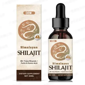 Non-GMO Pure Dietary Supplement for Recovery after Training & Chronic Fatigue Relief Himalaya Shilajit Drops