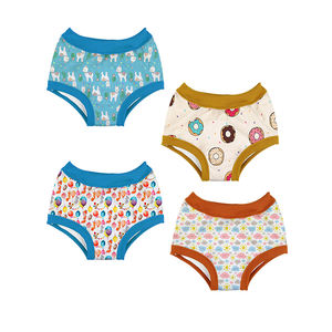 Natucare BSCI Cotton Baby Toilet Training Underwear mutandine lavabili Potty Pants 6 strati impermeabile traspirante - Product Image 1