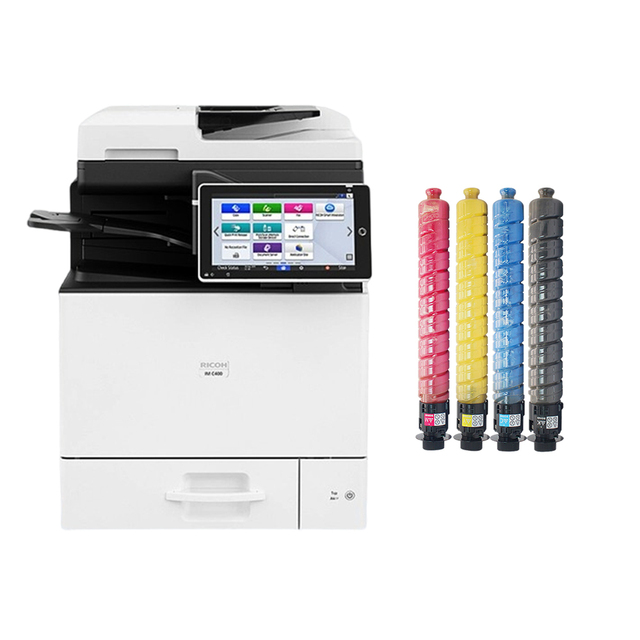 Brand New Digital Duplicator RICOH Aficio IMC300 All in One Printer Scanner Copier Laser Printers Copiers Print Machine