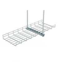 Facile à installer taille personnalisée galvanisé à chaud panier gestion treillis métallique chemin de câbles