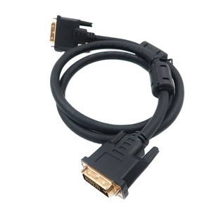Kabel Data HD Komputer Video Digital DVI Adapter Male to Male Kustom Pabrik YZCONN - Product Image 1