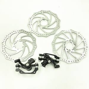 Ensemble de freins à disque pour vélo Qtds, rotor de 180 mm, étrier en aluminium forgé, système de freinage léger pour VTT - Product Image 1
