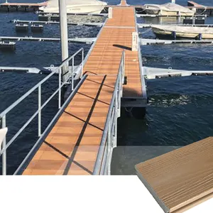 High Quality Strength Eco-Friendly Easy Installation Wood Grain Asa Surface Composite Decking terrace floor Pvc Decking Outdoor