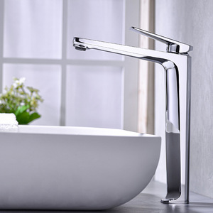 Di alta qualità colore argento ottone moderna cascata alti <span class=keywords><strong>bagno</strong></span> lavandini <span class=keywords><strong>rubinetti</strong></span> rubinetto del bacino - Product Image 6