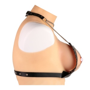 QKKQ Lencería Erótica de Cuero con Cinturón de Bondage, Lencería Sexy de Cuero, Bondage de Senos BDSM, Juguetes Sexuales para Parejas - Product Image 5
