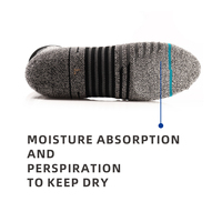 Lot de 3 paires de chaussettes de basket-ball pour hommes, mi-mollet, antidérapantes, pour le sport professionnel Elite