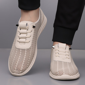 รองเท้าตาข่ายระบายอากาศ พื้นยาง รองเท้าลำลองผู้ชาย สไตล์สบายๆ - Product Image 3