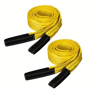 Hot bán 2 tấn Polyester Webbing cáp treo 3M 6M Duplex Vòng phẳng Webbing 3mt 6m vô tận <span class=keywords><strong>web</strong></span> nâng - Product Image 1