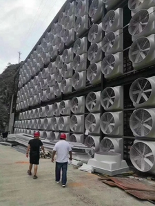 พัดลมดูดอากาศแบบมอเตอร์ PMSM 0.37kW 380V 19000CMH แบริ่งแบบปลอกสแตนเลส 540RPM ออกแบบมาเพื่อดูดอากาศปริมาณมากและ - Product Image 2