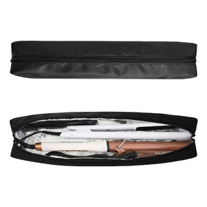 Multiple Hot Tools Organizer Storage Bag For Curling Iron Flat Iron Hair Straightener Travel Protection Nylon Minimalist Design - Product Image 3