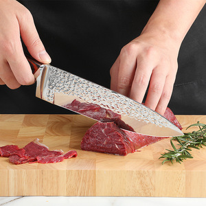 Miễn Phí Mẫu Cổ Điển Thép Carbon Đầu Bếp Dao Nhiệm Vụ Nặng Nề Dao Nhà Bếp Bộ Dao Với Đứng Cho Nhà Hàng Jytd37 - Product Image 3