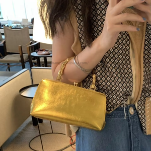 New Trendy Mini <b>Square</b> Crossbody Zipper Leather Bag Versatile Fashion Handheld Saddle for Women for Autumn Season Tanjing - Product Image 1