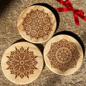 <span class=keywords><strong>Pochoir</strong></span> Mandala 12 -12 pouces, réutilisable pour <span class=keywords><strong>peinture</strong></span> sur bois, sol, mur, carrelage, meubles, pochoirs Mandala, 4 pièces - Product Image 2