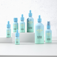 Flacon compte-gouttes en verre borosilicate dépoli de 30 ml, design élégant, pour huiles essentielles, crèmes pour le visage, collyres - Écologique et recyclable