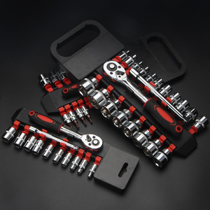 <b>Socket</b> Wrench Set 1/2 In Carbon Steel Combination Kit For Auto Mechanical Household Repair - Product Image 1