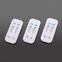 Cassette de plástico de flujo lateral vacío personalizado de fabricante para prueba rápida