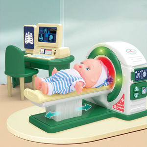 ชุดของเล่นคุณหมอสำหรับเด็ก กล่องพลาสติก ประกอบด้วยเครื่องตรวจฟังเสียงหัวใจ เครื่องเอกซเรย์ CT ของเล่นเสริมสร้างจินตนาการ - Product Image 2