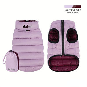 Chaleco para Mascotas de Doble Cara para Otoño e Invierno, Abrigo Acolchado de Algodón Grueso para Perros Grandes, Diseño Sólido con Bolsa de Almacenamiento, Personalización OEM - Product Image 6