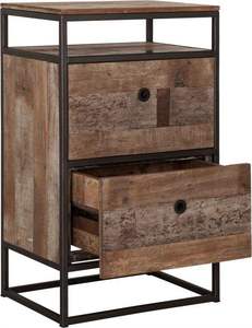 Mesita de Noche Moderna de Madera con Cajón de Almacenamiento, Mueble Auxiliar para Dormitorio, Sala de Estar y Hotel - Product Image 2