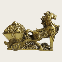 Ornement de cheval en laiton personnalisé lingot d'animal en métal pour la technique de moulage de décorations de maison et de bureau