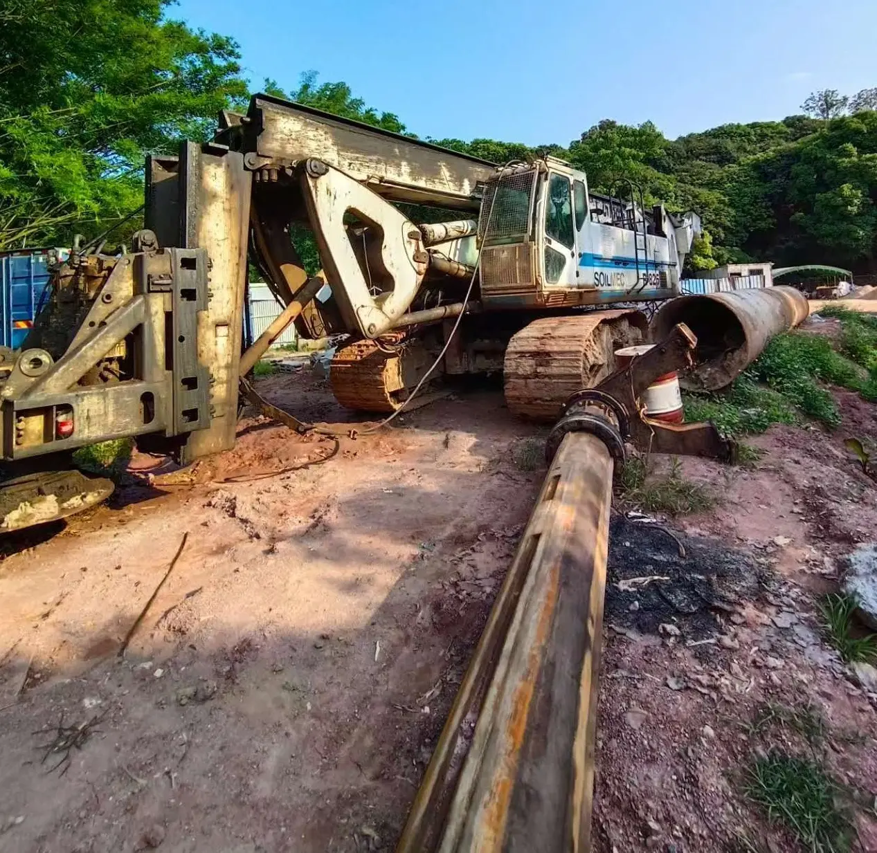 SOILMEC R825 Sử Dụng Máy Khoan Quay Bán Nóng, Hàng Mới Về Ý SOILMEC SR80 SR70 SR65 R825 Sử Dụng Máy Khoan Quay Để Bán