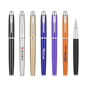 Perfect Design LY7209 Promotional Metal Roller Signature <strong>Pen</strong> Custom Logo Metal Black Gel Ink <strong>Pen</strong> for Business