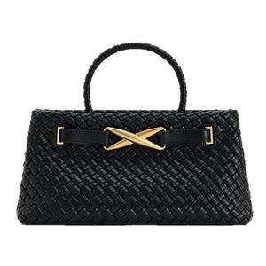 महिला डिजाइनर ब्रांड पु बुने चमड़े के हॉओ टोटे बैग क्रॉसबॉडी फैशनेबल कंधे का बैग महिलाओं के लिए 2025 - Product Image 5