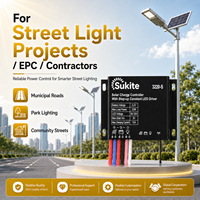 Contrôleur solaire PWM 3220 3.2V 20W 15A Sukite pour éclairage public à énergie solaire avec capteur
